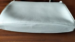 Bolso de mano blanco pálido 