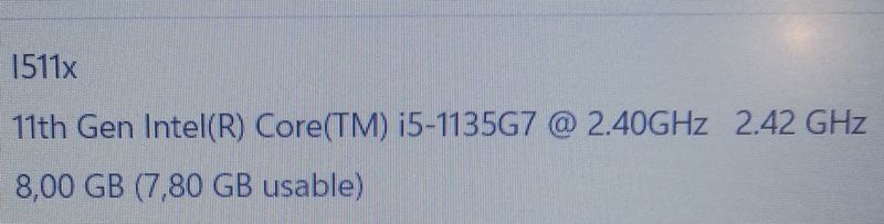 Portatil Intel i5 8x4.2ghz 4/20gb ssd 512gb IRis afbeelding 8