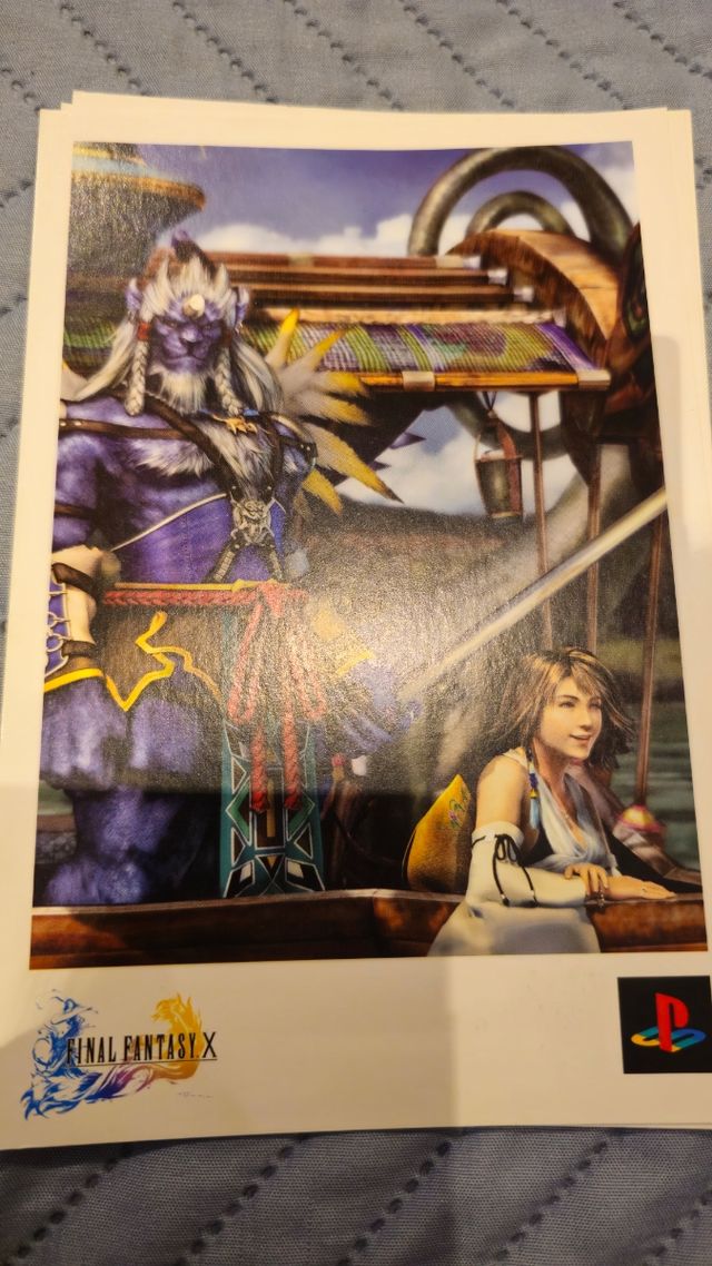 Final Fantasy X Postales PS2