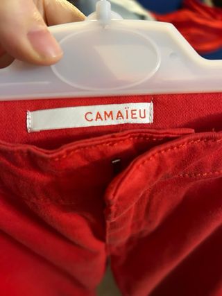 Pantalone color corallo