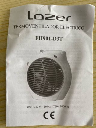 Estufa. Termoventilador