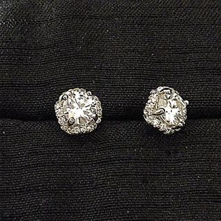 Pendientes de moissanita