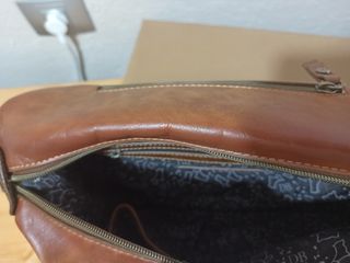 Bolso bandolera de piel