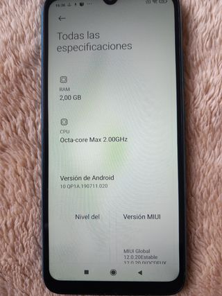 Telefono movil redmi 9A