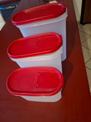 Tris Contenitori tupperware 