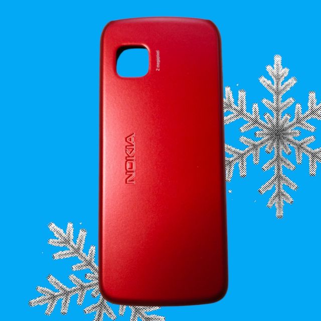 TAMPA TRASEIRA VERMELHA PARA NOKIA 5230 - NOVO
