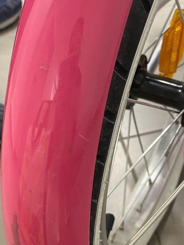 Bicicleta niña rosa  btwin doctor girl con cesta