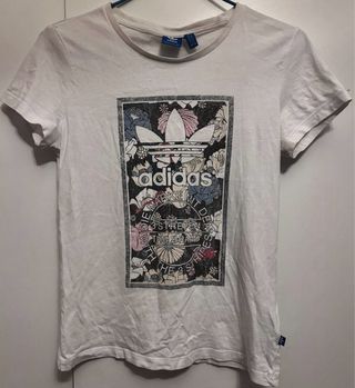 Camiseta adidas blanca
