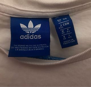 Camiseta adidas blanca