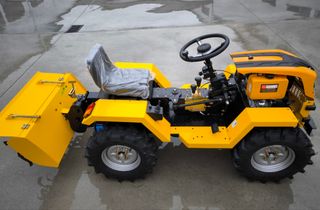 Motocultor mini tractor 4x4 articulado