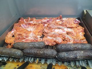 Barbacoa gas piedra lavica