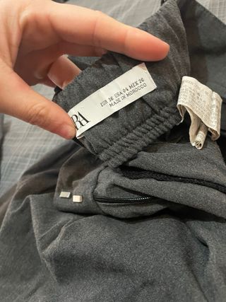 Pantalon gris zara