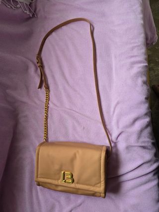 Bolso solapa Mini Nylon arcilla