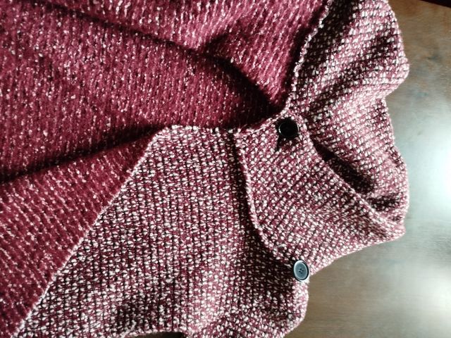 Abrigo de mujer, tipo poncho