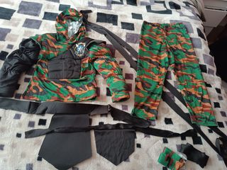 Disfraz ninja comando 5-6 años