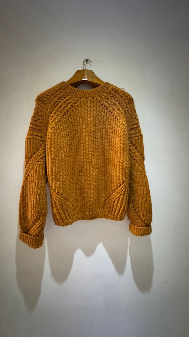 altre storie maglione in maglia arancione S