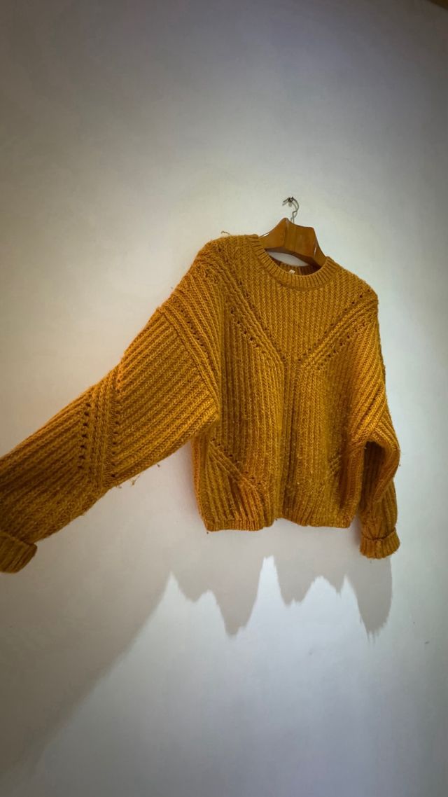 altre storie maglione in maglia arancione S