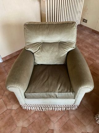 Divano e poltrona da sala