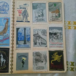 Album etichette vintage