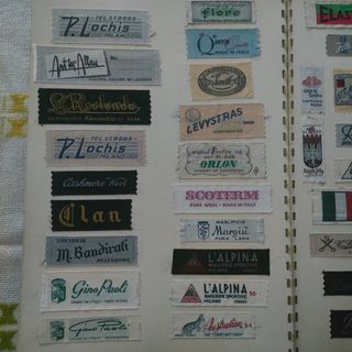 Album etichette vintage