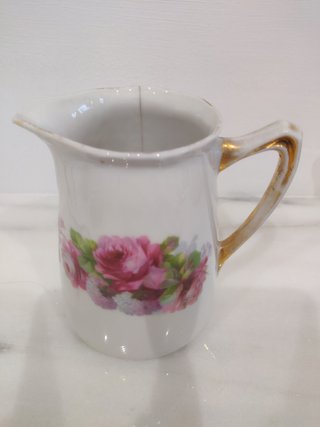 Juego de café de porcelana antiguo