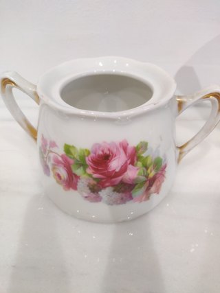 Juego de café de porcelana antiguo