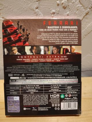 Blu ray steelbook Ferrari
