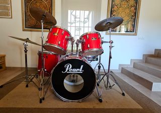 BATERIA ACÚSTICA PEARL EXPORT SERIES + FUNDAS