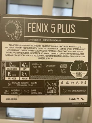 Garmin fenix 5 plus sapphire