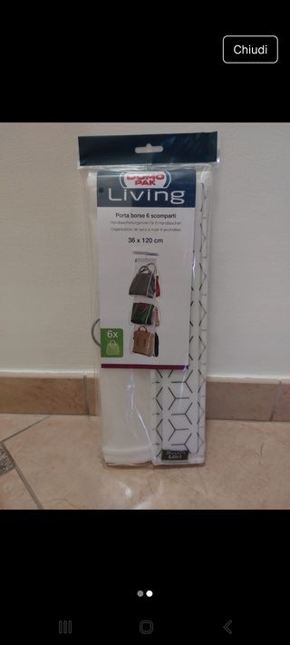 Porta borse 2 pezzi