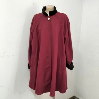 Abrigo tipo poncho años 80