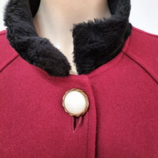 Abrigo tipo poncho años 80