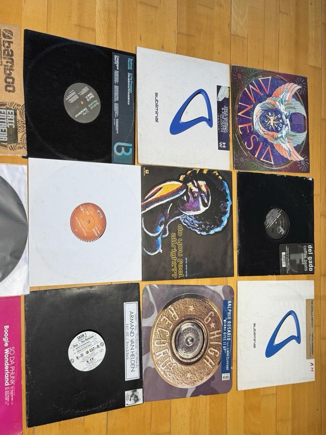 Lote  vinilos house  2000