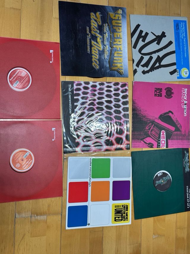 Lote  vinilos house  2000