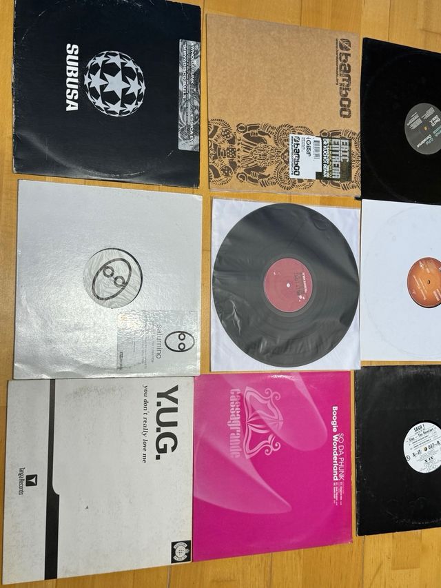 Lote  vinilos house  2000