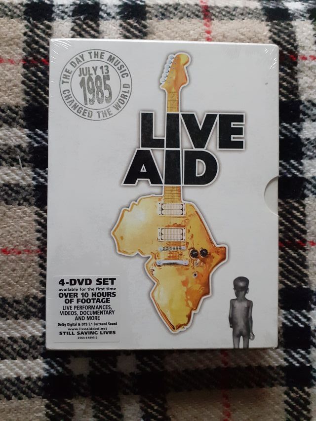 Live Aid 1985 - Coffret 4 DVDs - (Por abrir)