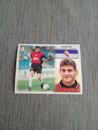 Cromos Iker casillas fichaje 10 bis liga 1999 2000