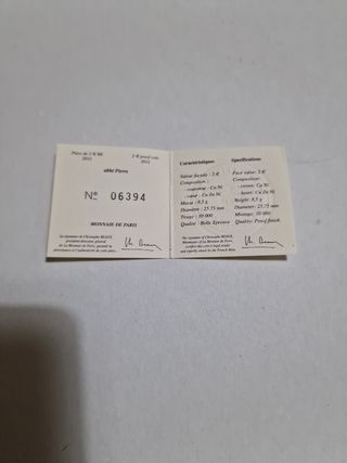 2 EURO PROOF FRANCIA 2012