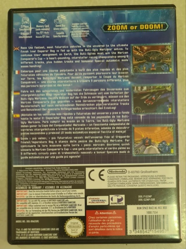 Juego Butt-Ugly Martians: Zoom or doom!