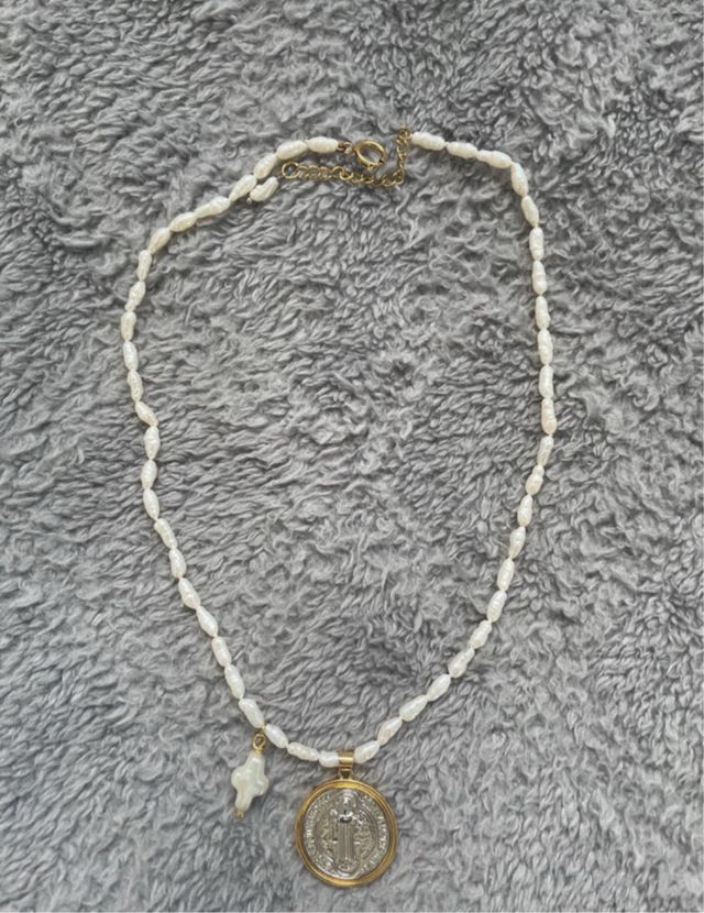 Collar perla natural cultivada san Benito