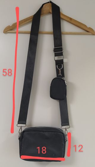 Bolso bandolera negro