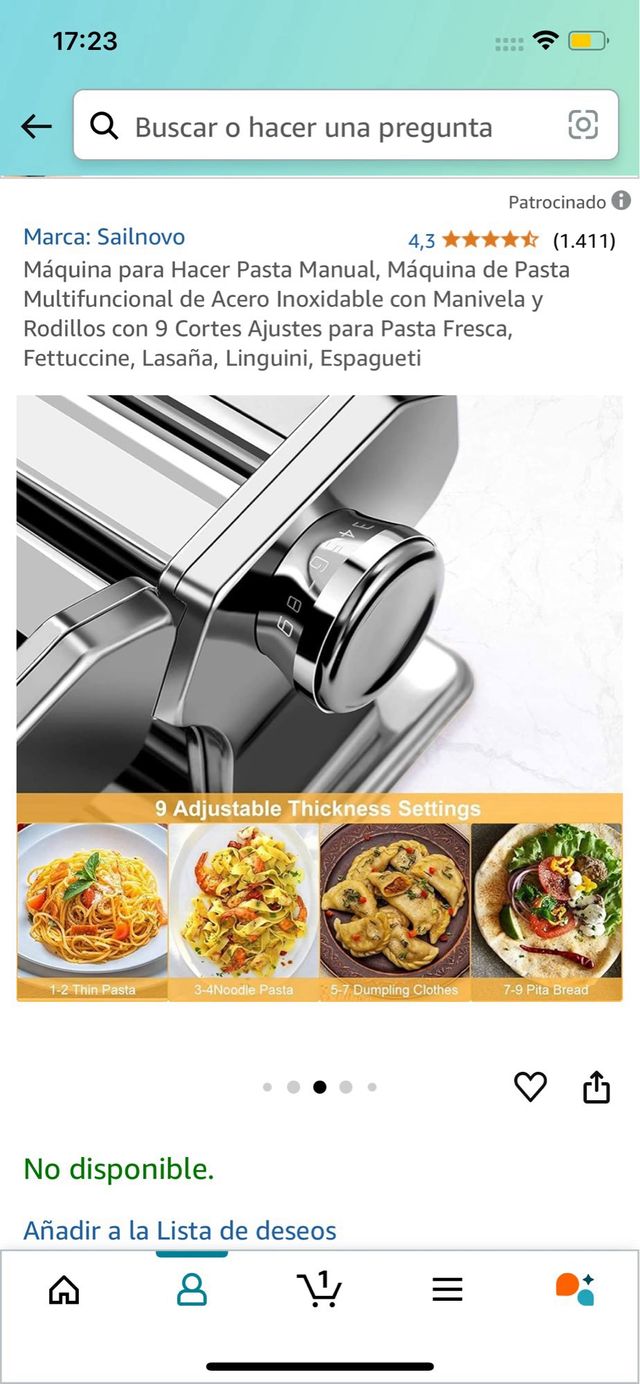 Máquina para hacer pasta