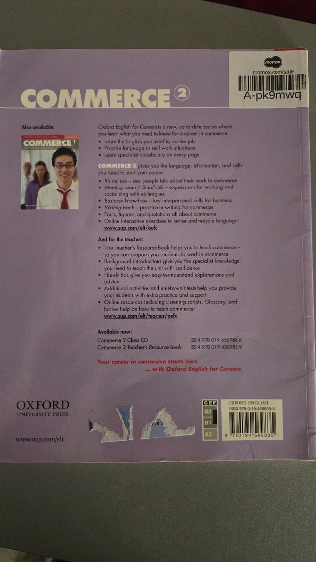 Oxford English for Careers: Commerce 2: Student's Book (Oxford English for Careers: Commerce 2)