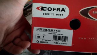 Zapatos de seguridad. Talla 38