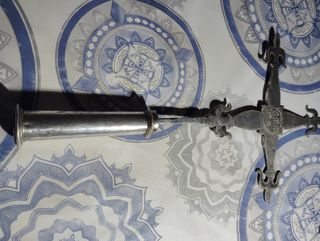 Antigua cruz de plata de ley