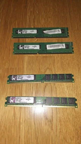 Memoria Ram DDR3 y DDR2