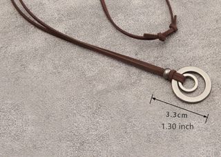Colgante con cuerda de franela