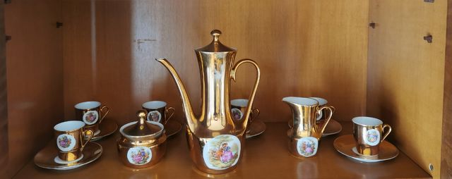 juego de café porcelana