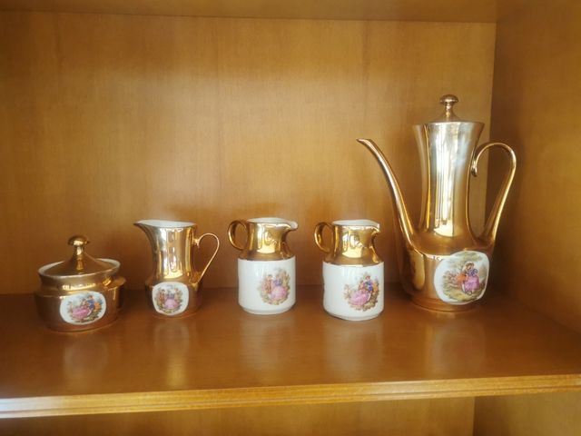 juego de café porcelana