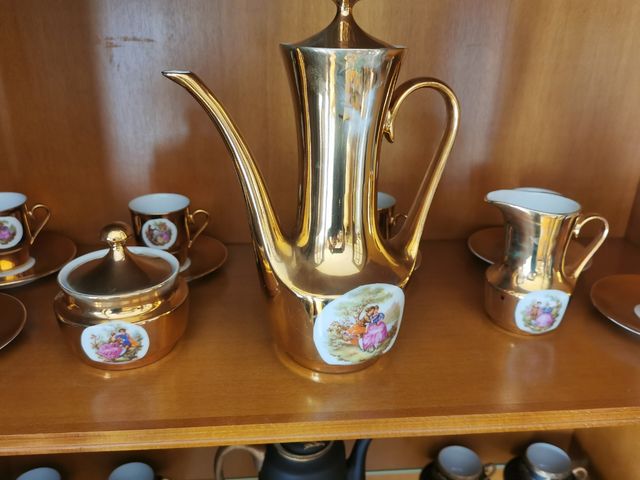 juego de café porcelana